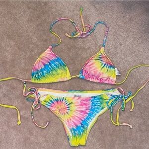 Billabong 💕tie-dye string bikini set S/M
